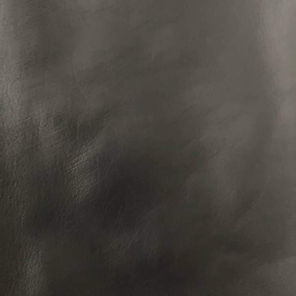 Black leather bootcut pants - Picture 2 of 2